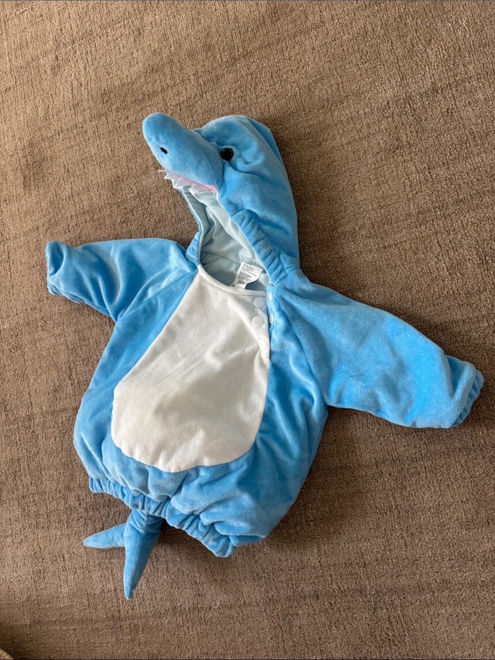 6M-12M Shark Halloween costume